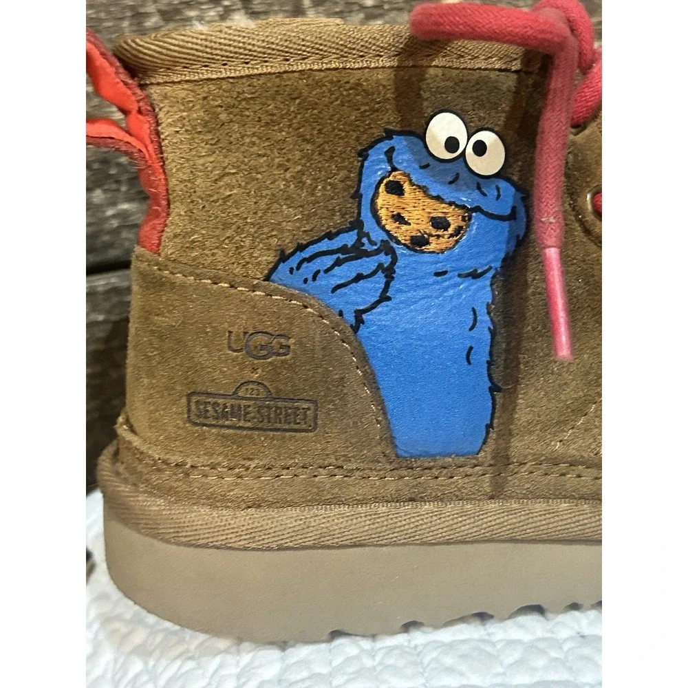 UGG‎ X Sesame Street Neumel Boot  Elmo Cookie Monster 1147232T Toddler Size 10